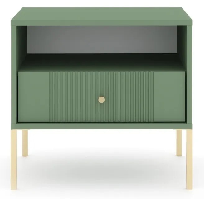 Nočný stolík Iseo II 54 cm zelený