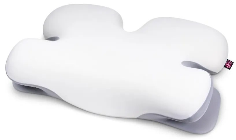 CONNECT IT CFH-6030-WH - Anatomický vankúš Virgo biely/sivý