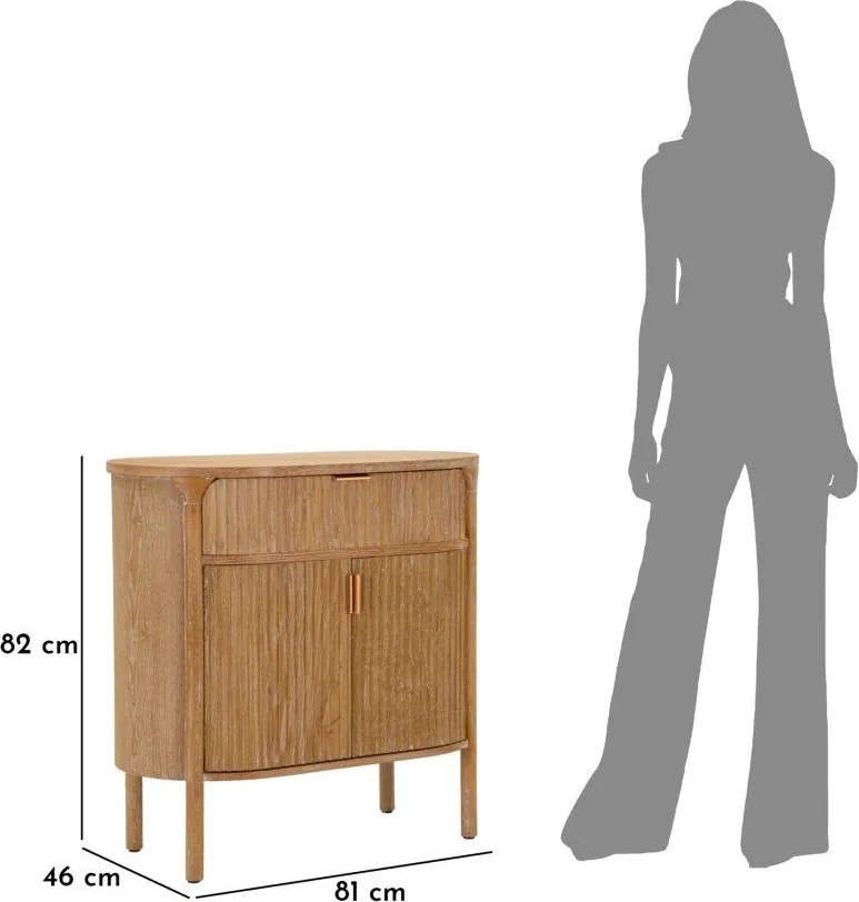 Komoda z jedlového dreva v prírodnej farbe 81x82x46 cm Gothenburg – Mauro Ferretti