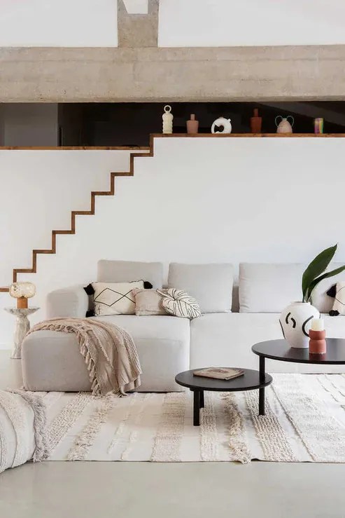 Ručne tkaný kusový koberec Air Natural, 140x200, béžová, obývacia izba, Lorena Canals