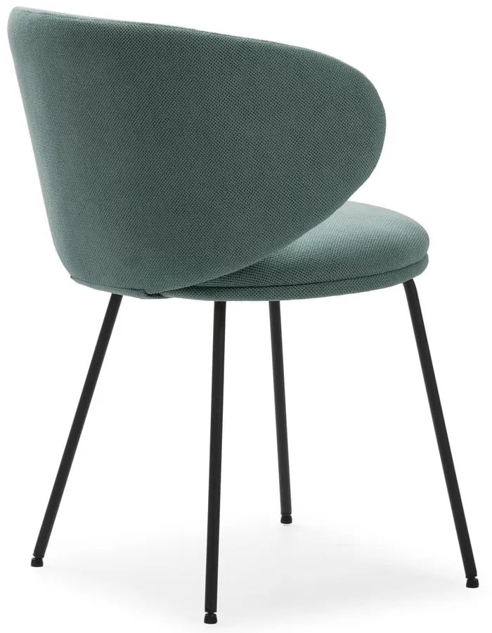Zelené čalúnené jedálenské kreslá v súprave 2 ks Rush – Marckeric