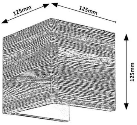 Rabalux 3090 - LED Nástenné svietidlo CINNAMON LED/7W/230V