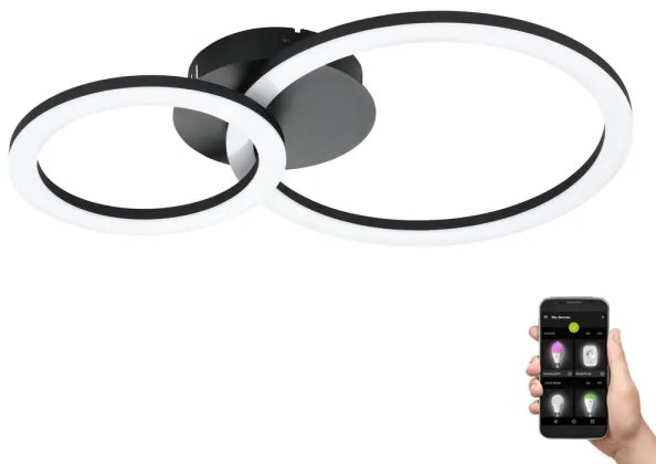 Eglo 900322 - LED Stmievateľné stropné svietidlo PARRAPOS-Z LED/15W/230V