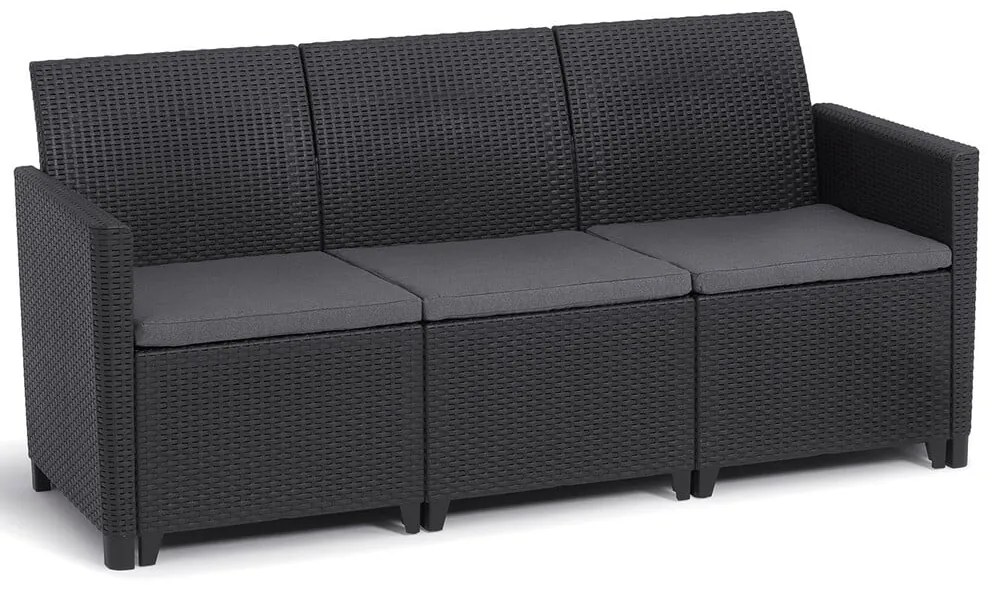 Sedačka MARIE 3 SEATERS SOFA, grafit