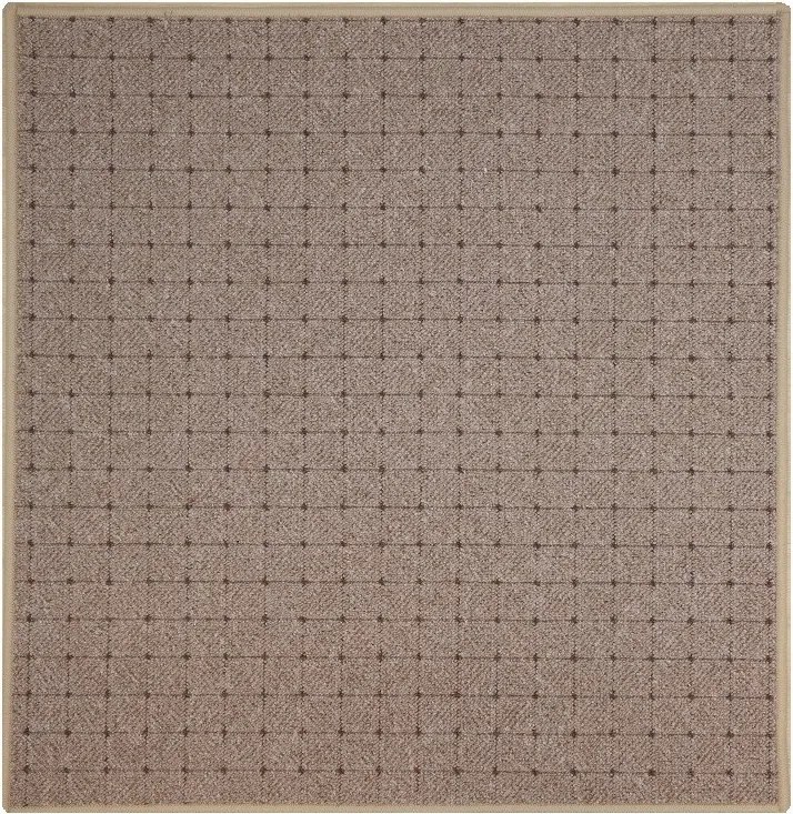 Condor Carpets 120x120 cm Kusový koberec Udinese béžový new štvorec, béžová, chodba / predsieň