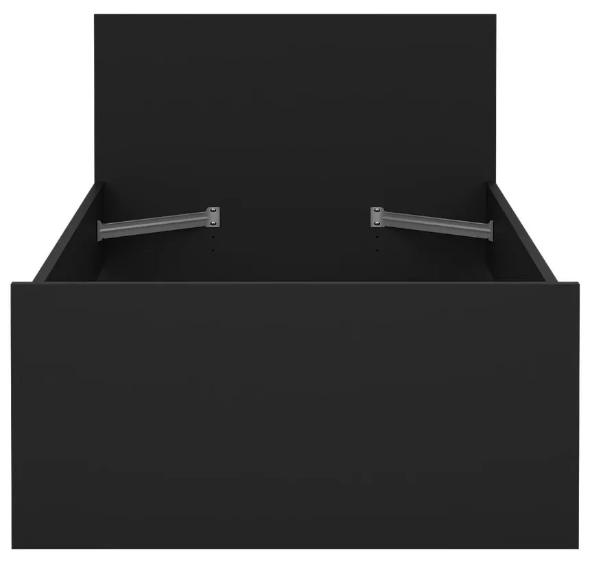 Čierna jednolôžková posteľ 90x190 cm Naia – Tvilum