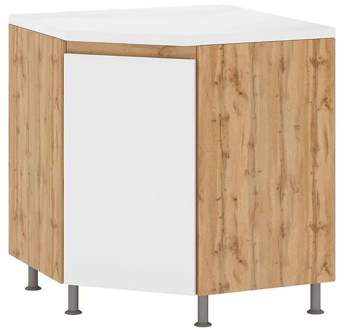 Rohová kuchynská skrinka Magnolia DN 85x85 1D