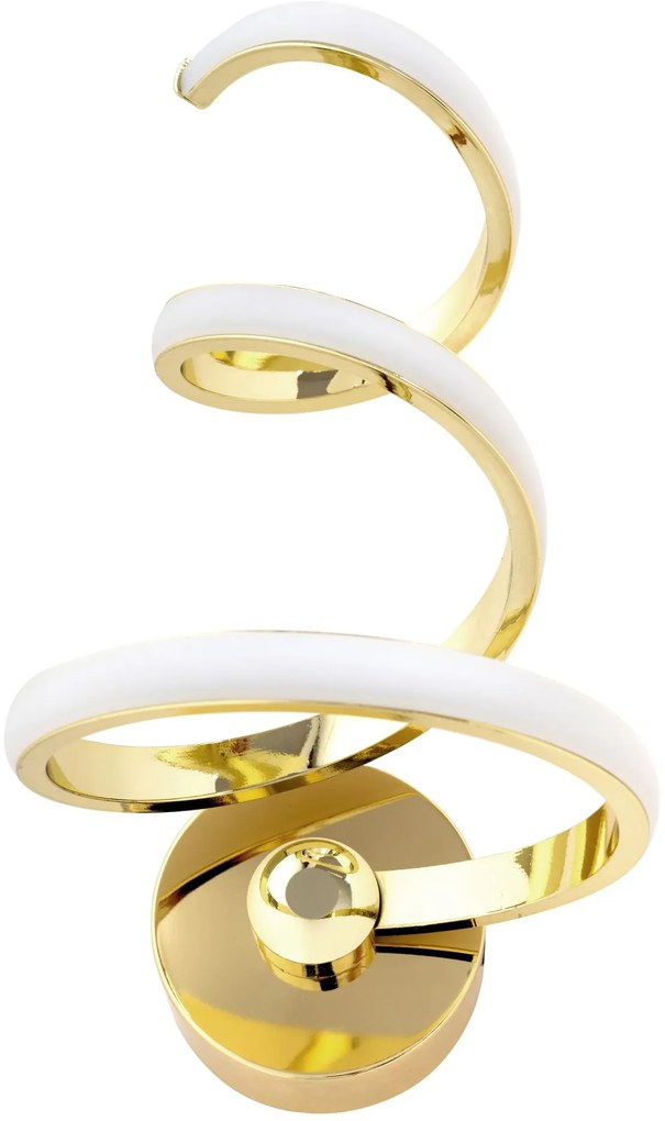 Toolight - LED nástenná lampa SPRING UP APP830-W, zlatá, OSW-09182