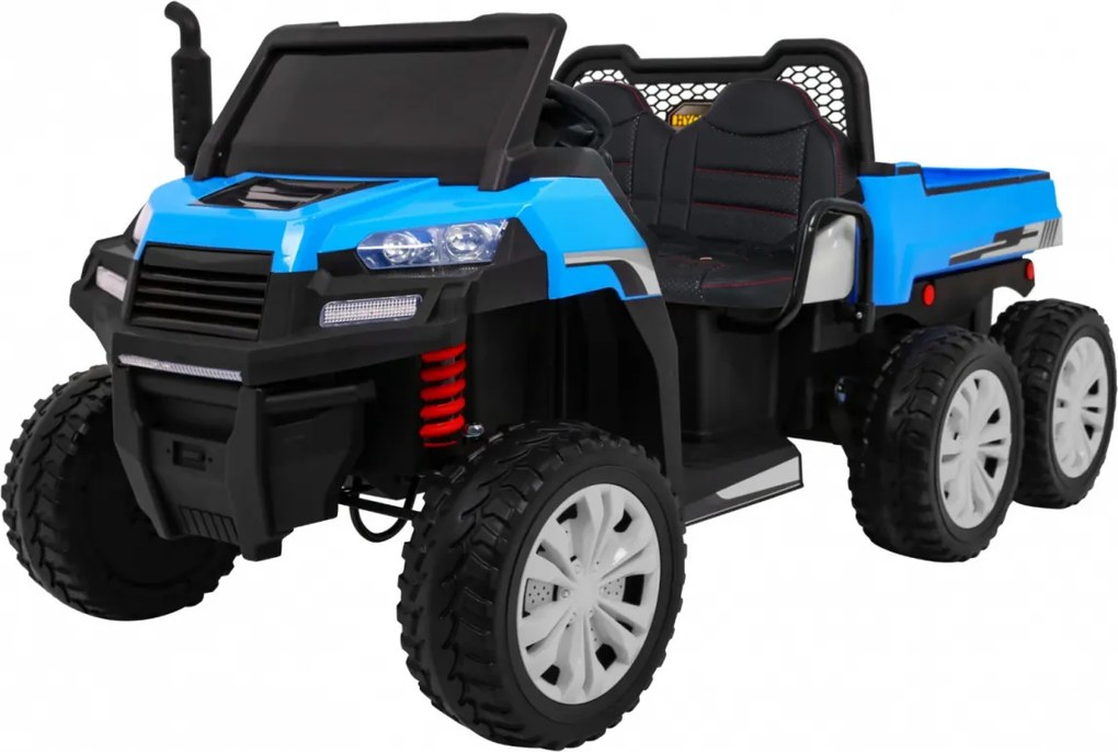 Ramiz Detské nákladné auto Farmer Truck pre 2 deti modré + pohon 4x4 + diaľkové ovládanie + sklápač + LED audio