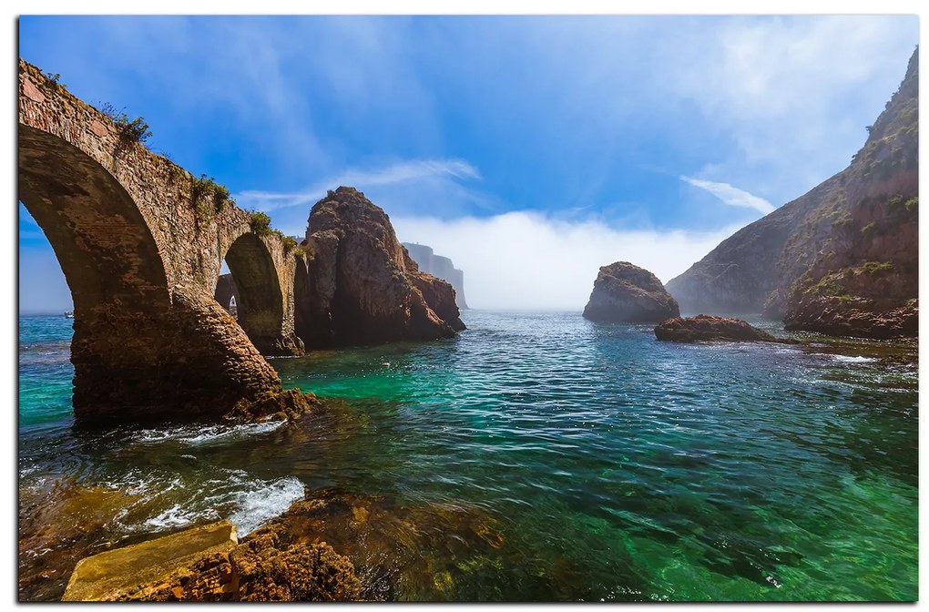 Obraz na plátne - Pevnosť v Berlenga island 1119A (120x80 cm)