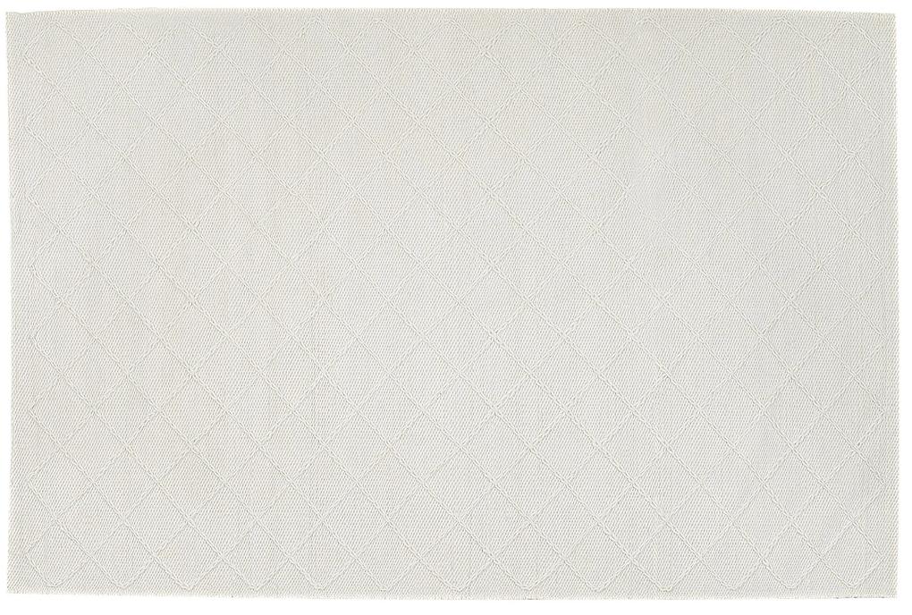 Vlnený koberec 160 x 230 cm krémová biela ELLEK Beliani