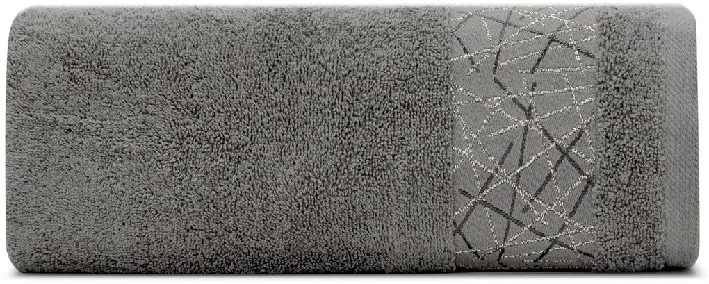 BAVLNENÝ UTERÁK NIKA SADA 6KS 50X90 CM SIVÁ