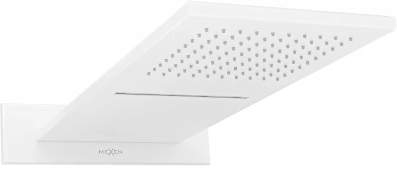 Mexen Waterfall sprchová nerezová hlavica Slim 50 x 22 cm, biela, 79190-20