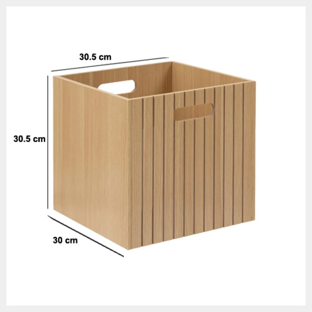 5five Simply Smart Úložný box Tasso, 30,5x30x30,5 cm, béžová