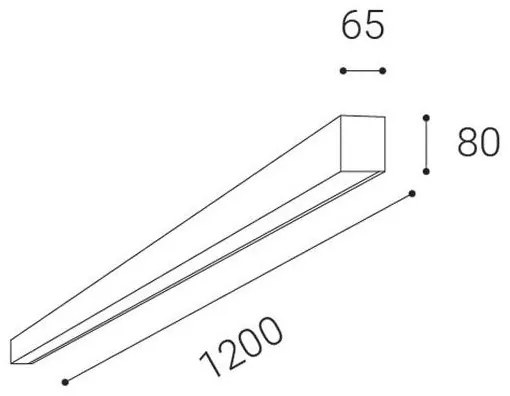 LED2 - LED Stropné prisadené svietidlo LINO LED/30W/230V 3000/3500/4000K čierna