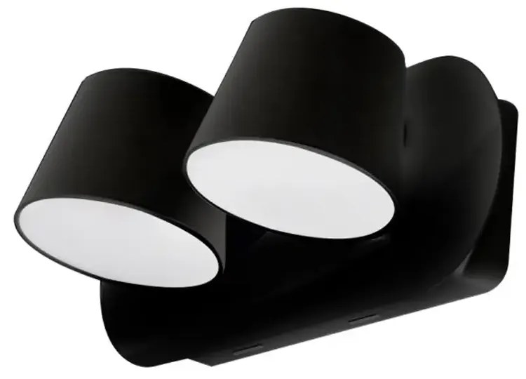 LED nástenné svietidlo Ramona 2 čierne