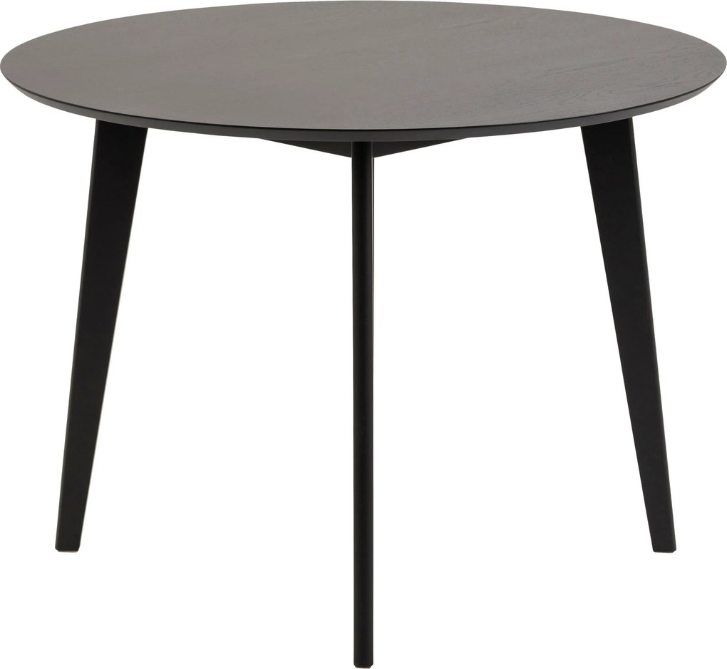 XXXLutz JEDÁLENSKÝ STÔL, dub, kaučukové drevo, čierna, 105/105/76 cm MID.YOU - Stoly - 001749049802