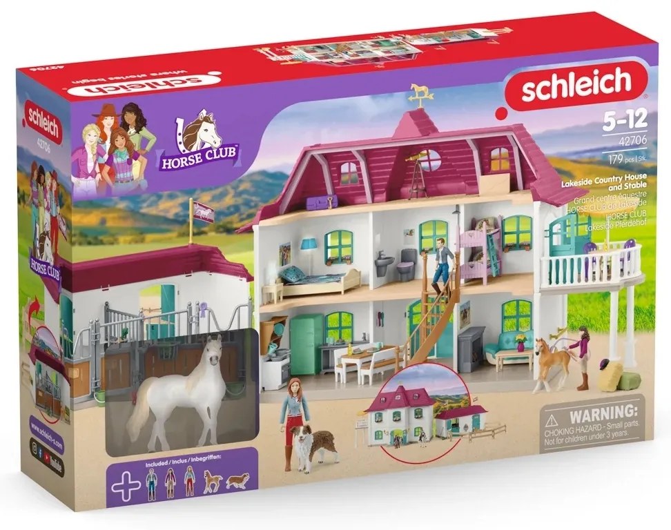 Schleich 42706 Dedinský dom a stajňa pri jazere