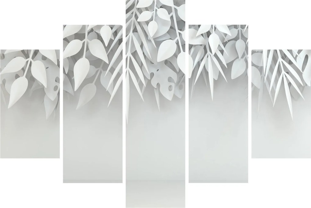 Obraz - Plastické listy (150x105 cm)