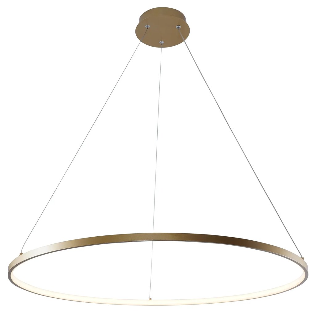 Moderný LED luster Breno 80 zlatá