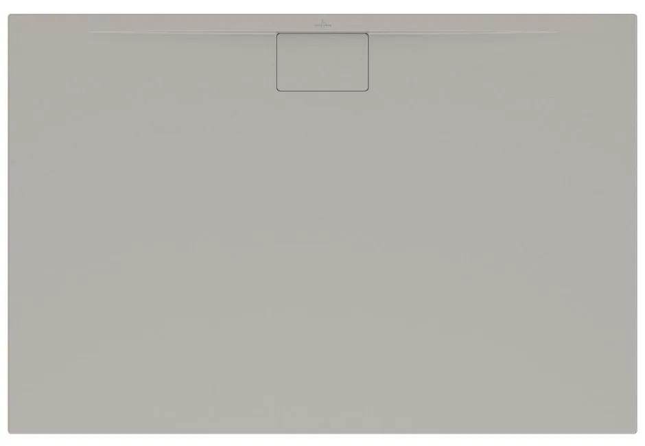 VILLEROY &amp; BOCH Architectura MetalRim obdĺžniková sprchová vanička akrylátová, štandardný model, protišmyk (B), 1200 x 900 x 48 mm, Grey, UDA1290ARA248V-3S