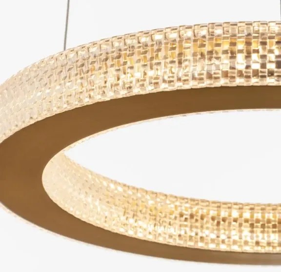 LED luster Fiore 40 zlaté
