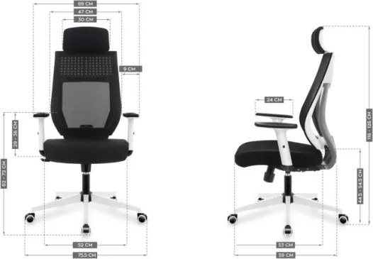 Kancelárska stolička Manager 3.9 Black