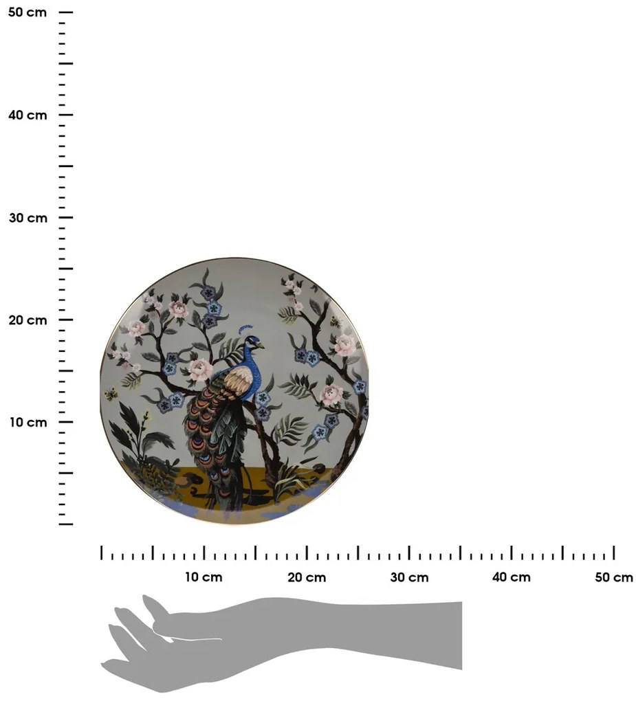 Porcelánový tanier Ashley 1, (fi) 26 cm, viacfarebný