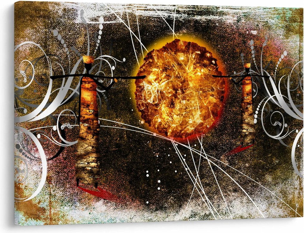 Obraz starovekej dobovej maľby (70x50 cm)