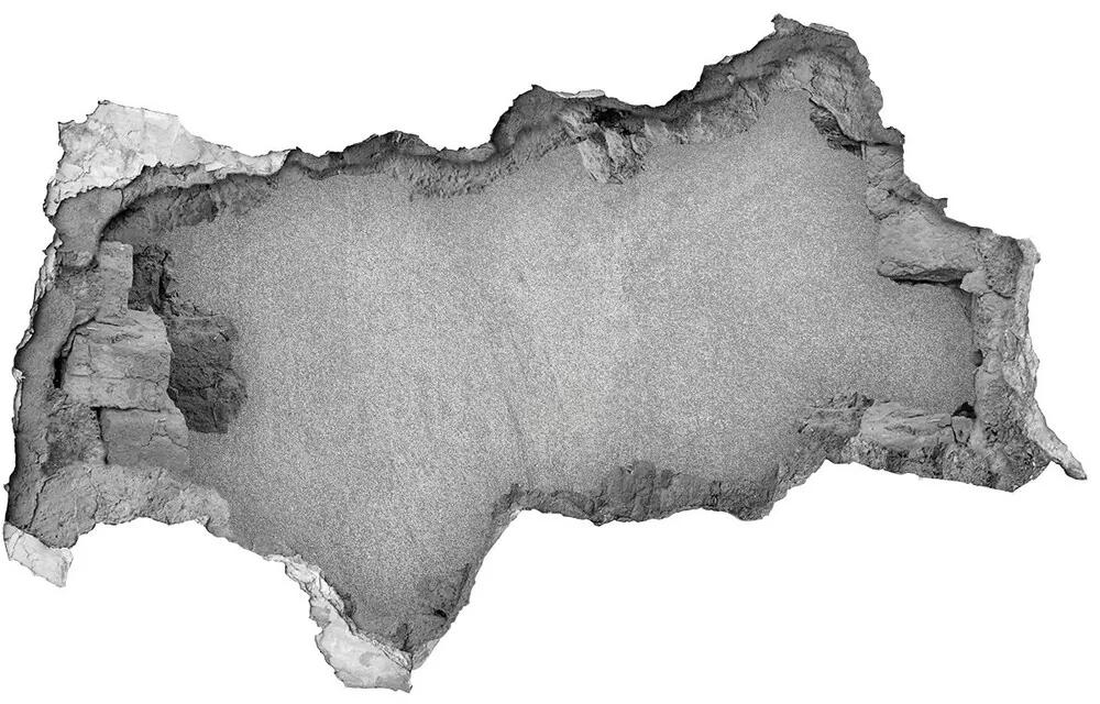 Diera 3D fototapeta na stenu Sivá stena nd-b-83709107
