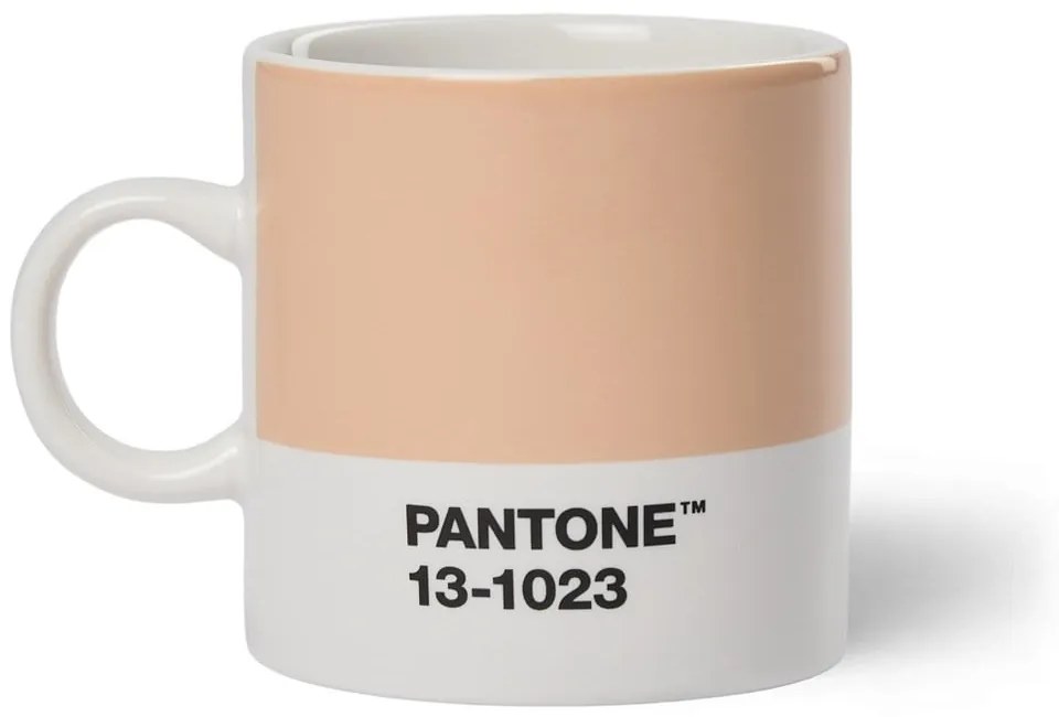 Oranžový keramický hrnček na espresso 120 ml Peach Fuzz 13-1023 – Pantone