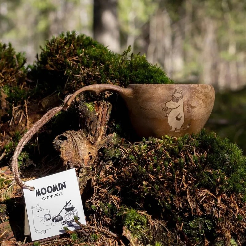 Hrnček kuksa Kupilka Snorkmaiden 0,21l, hnedý