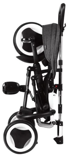 QPlay - Detská trojkolka 3v1 RITO EVO šedá