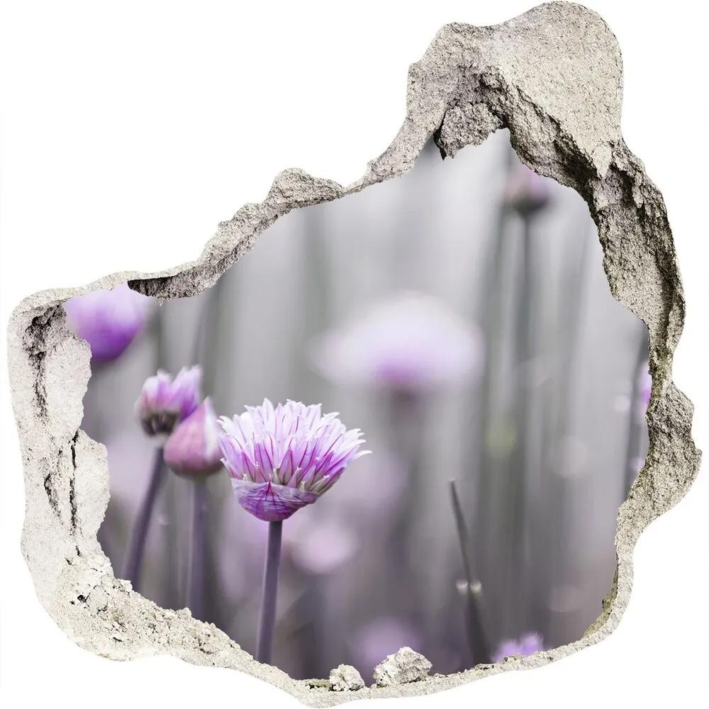 Nálepka fototapeta 3D výhľad Kvety pažítka nd-p-67853313