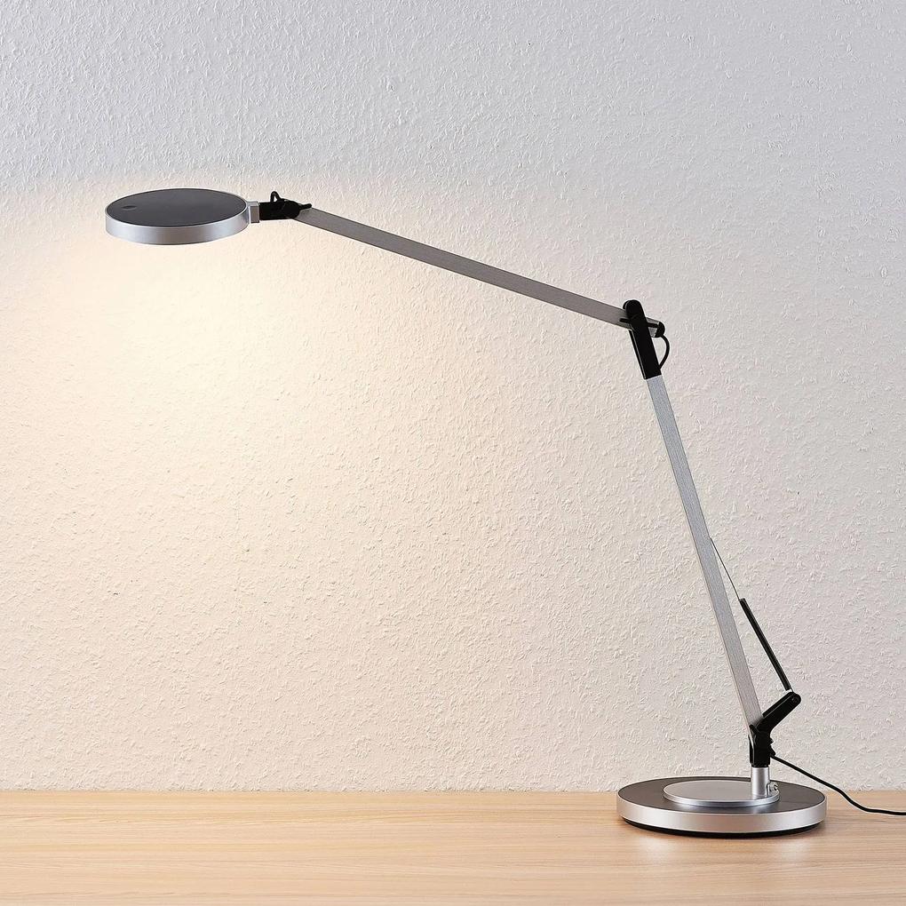 Lindby Rilana LED lampa na písací stôl stmievač
