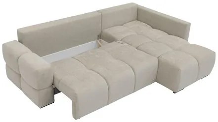 Rohová rozkladacia pohovka Bonkoi, Dostupné poťahy: Artico Beige