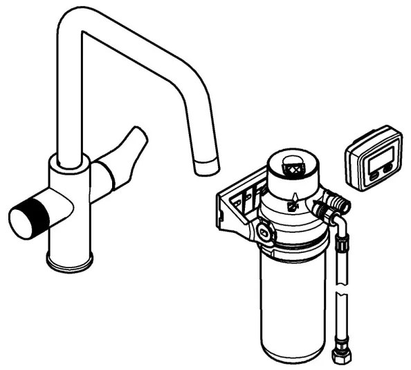 GROHE 30596000 - Drezová batéria BLUE PURE s filtračnou funkciou, lesklý chróm