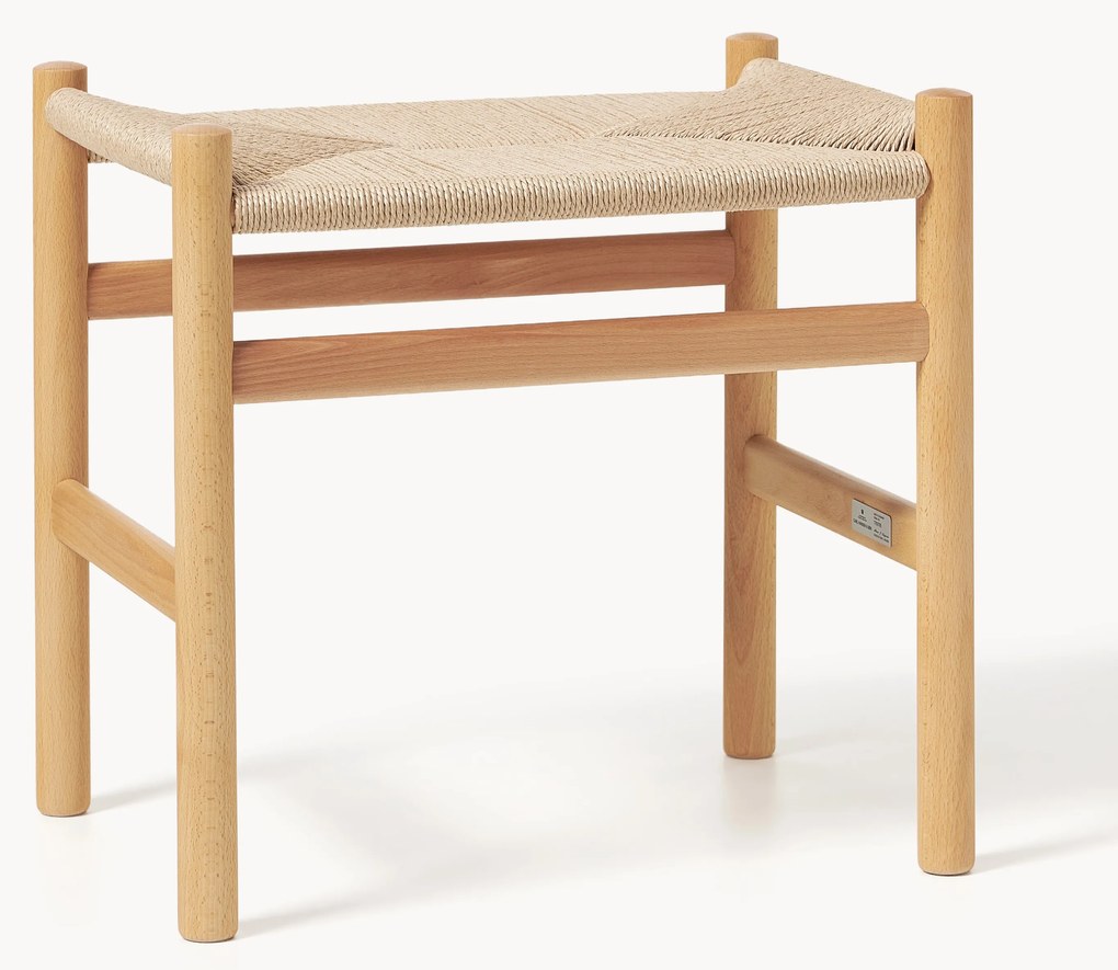 Taburetka's ručne tkaným sedadlom CH53