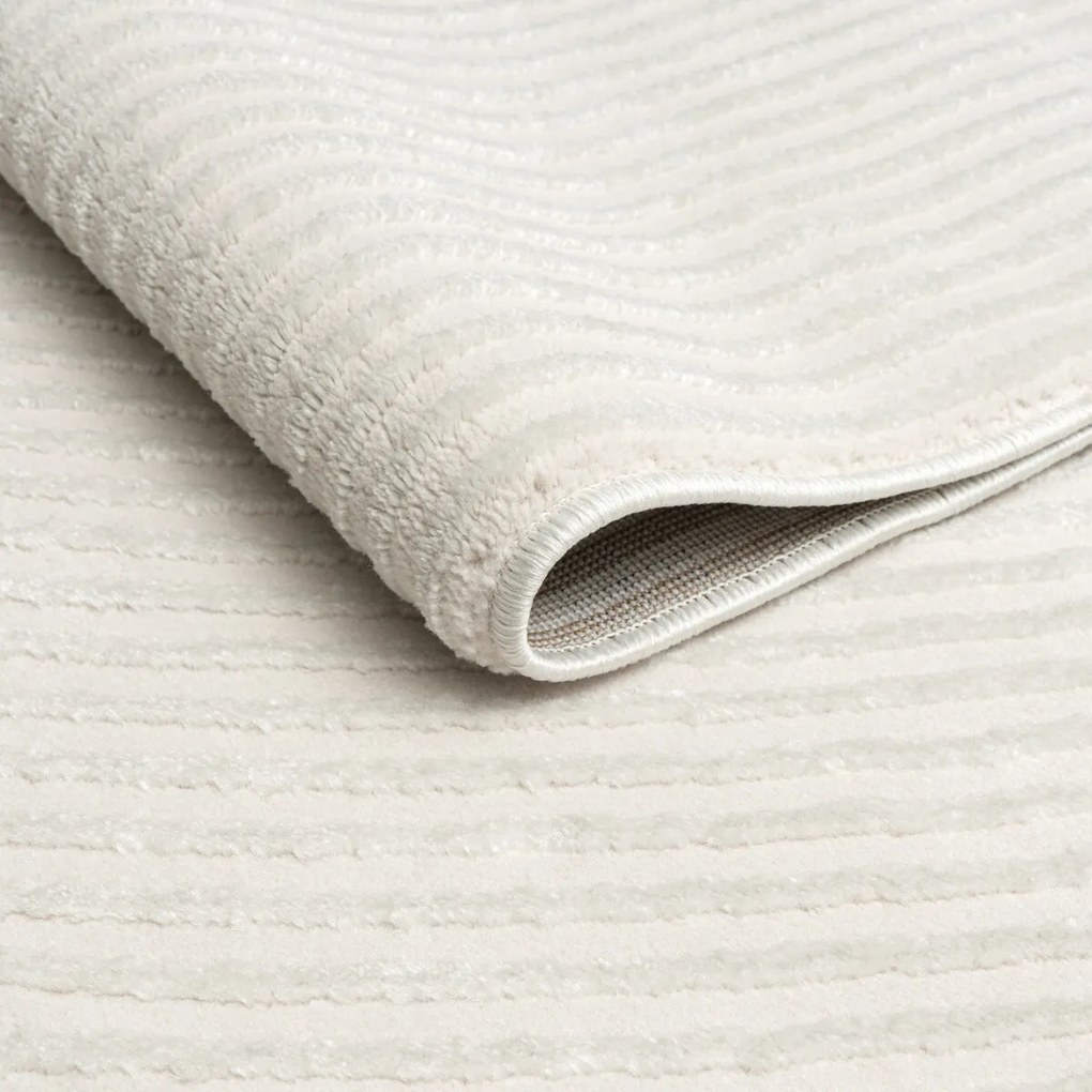 Angel Carpet, Kusový koberec Zafiro 19 Beige, 60x110, béžová, kancelária