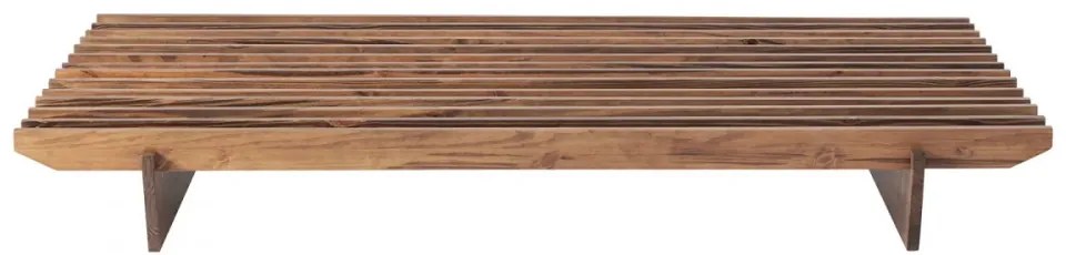 furniture-nabytek.cz - Masívna posteľ Cannes z akácie, lakovaná, hnedá – 140x200 cm