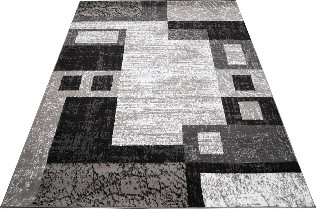 TA Koberec K871A GRAY CHEAP PP CRM Sivý Obdĺžnikový Rozmer: 60x100 cm