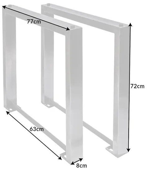 Jedálenský stôl MAMMUT 200 cm, doska stola 35 mm, akáciové drevo
