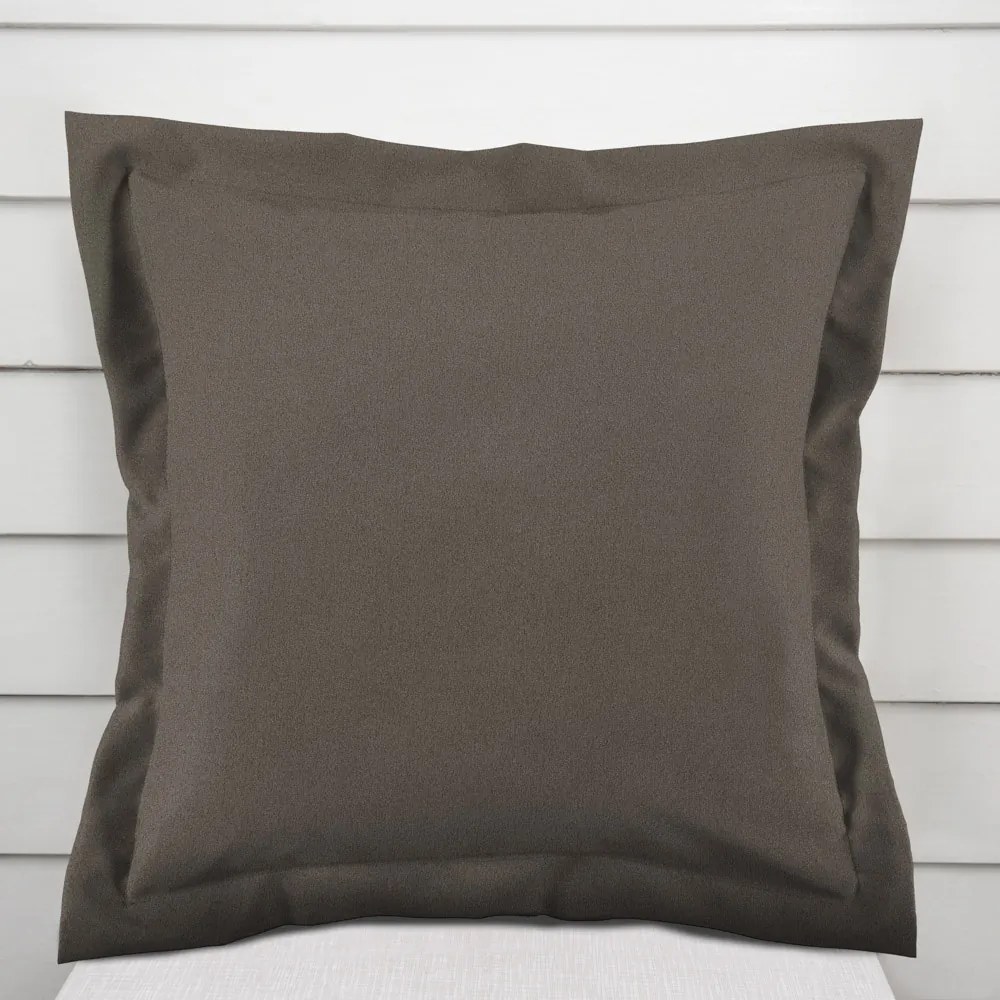 Biante Dekoračná obliečka na vankúš s lemom BKU-113 Hnedosivá 50 x 50 cm