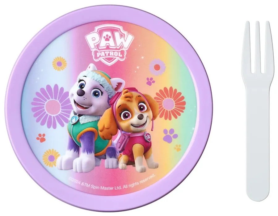 Detský desiatový box s vidličkou Paw patrol girls – Mepal