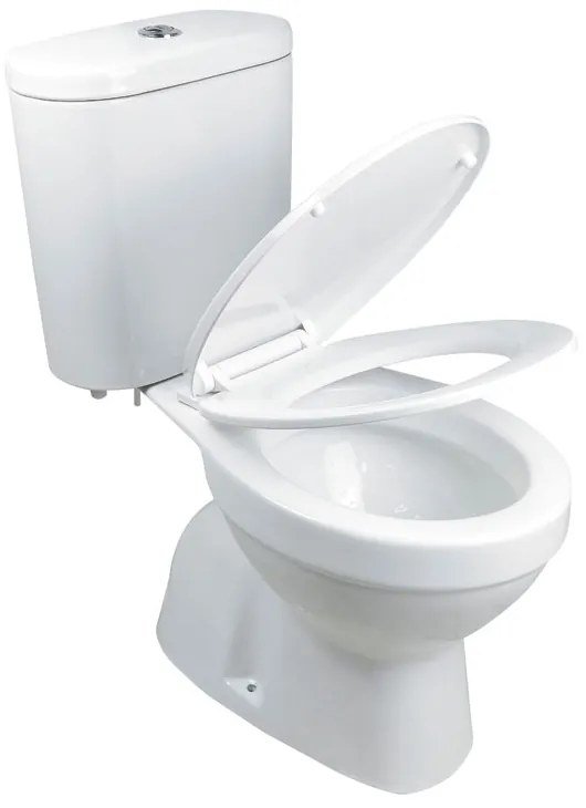Mereo Mereo, WC kombi, spodný odpad s armatúrou, MER-VSD98
