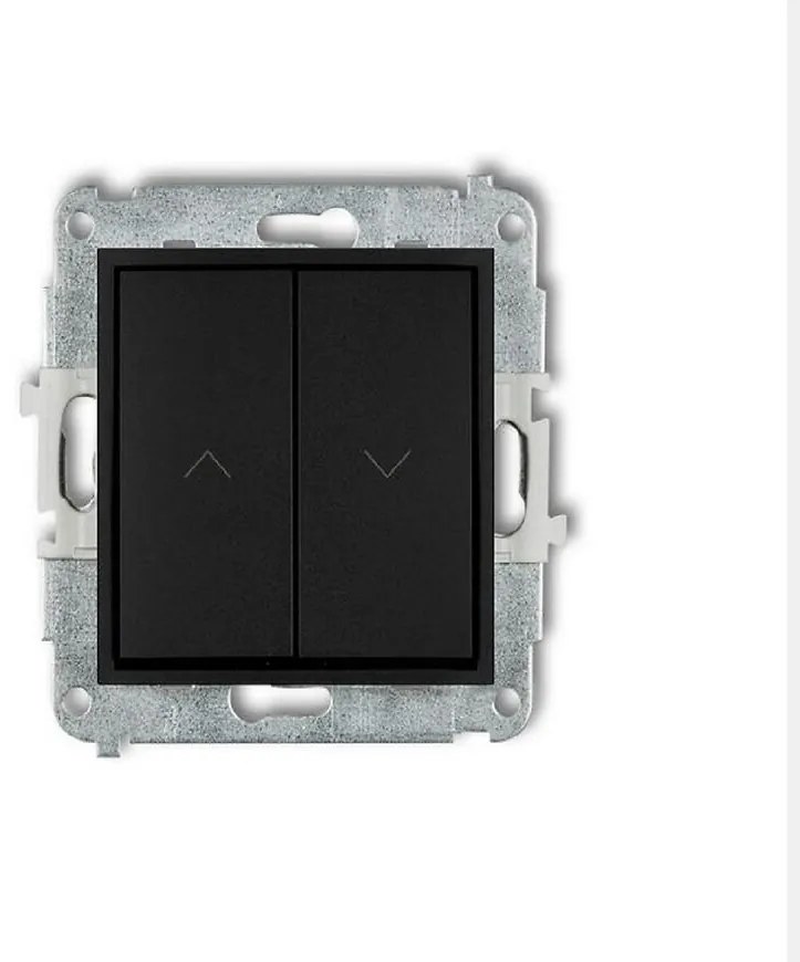 12MWP-8 Žalúziový vypínač čierny