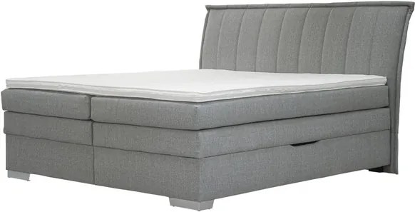 Sconto Posteľ boxspring ARTHUR svetlosivá, 180x200