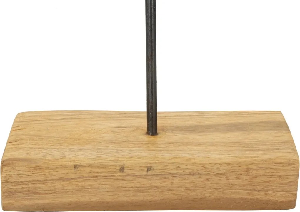 Drevená dekorácia Dorat 58 cm hnedá