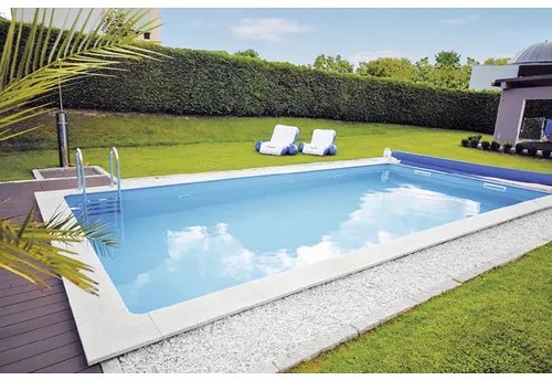 Bazénový set kompletný CF Block Planet Pool De Luxe 8x4x1,5 m modrá fólia
