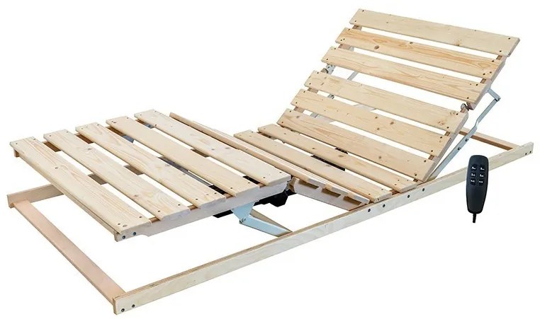 Ahorn LATT LUX 16 MOTOR - latový motorový rošt s polohovaním 140 x 190 cm, smrekové latky